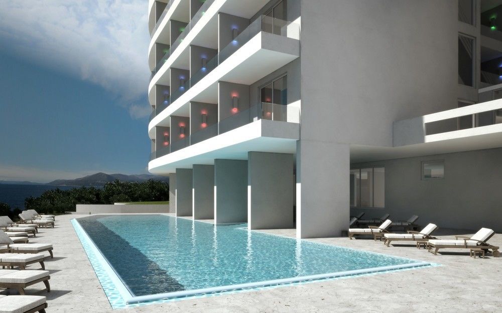 فندق رويال بلو دوبروفينك المظهر الخارجي الصورة 3D rendering of a swimming pool