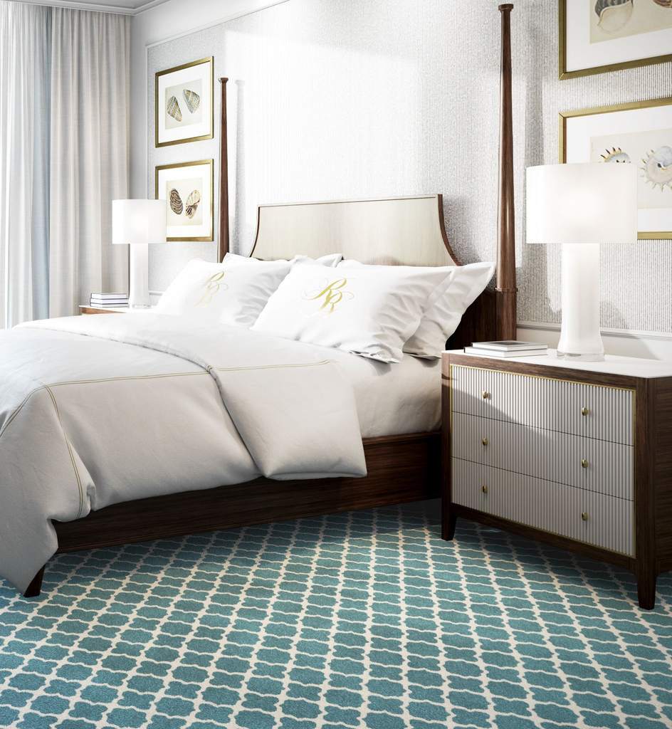 فندق رويال بلو دوبروفينك المظهر الخارجي الصورة A bedroom with a carpet