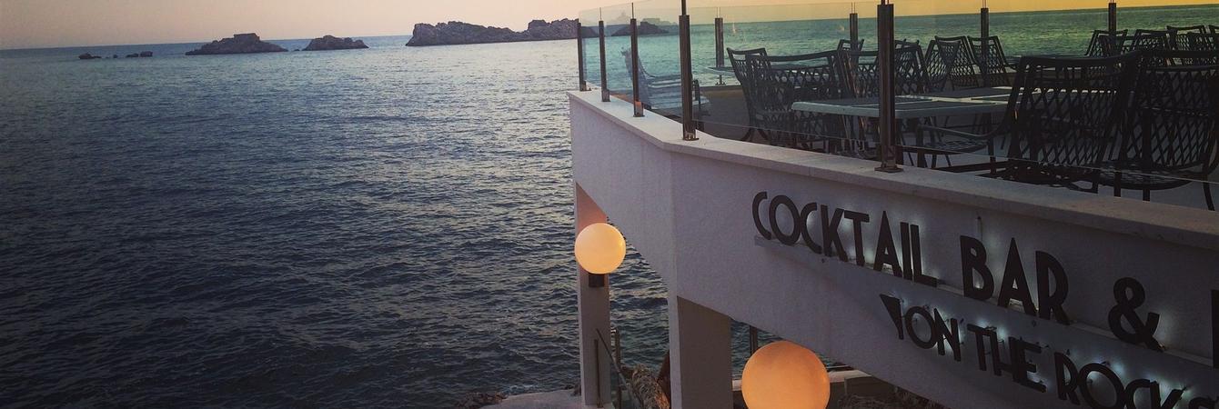 فندق رويال بلو دوبروفينك المظهر الخارجي الصورة View of the sea from the restaurant